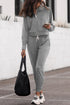 'Yasmin' Drawstring Hoodie and Joggers Set - Celes Fashion